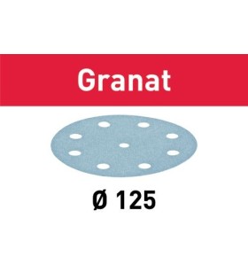Festool - Abrasif STF D125/8 P220 GR/10 Granat