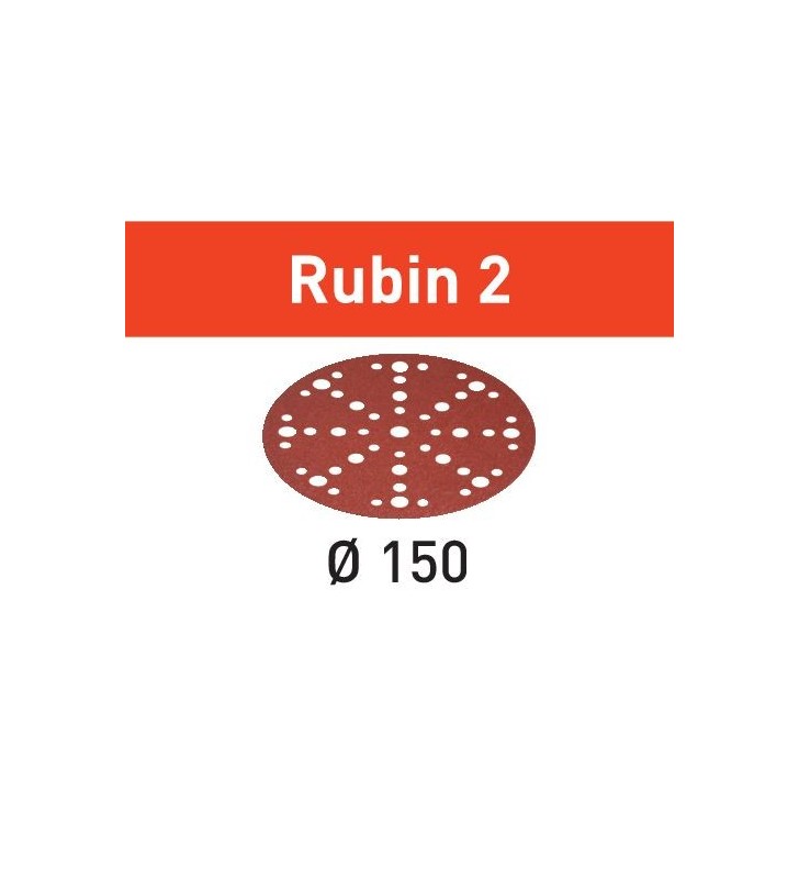 Festool - Abrasif STF D150/48 P60 RU2/50 Rubin 2